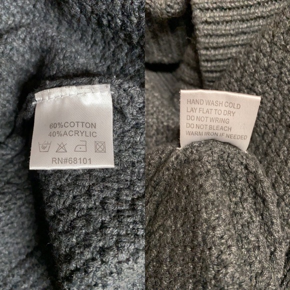 Bellini; Black Cowl Neck Sweater Vest; L - Picture 4 of 5